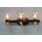 Maxim Lighting Bauhaus 3-Light 23" Wide Bronze / Satin Brass Vanity Light 30513CLBZSBR - alternate 3